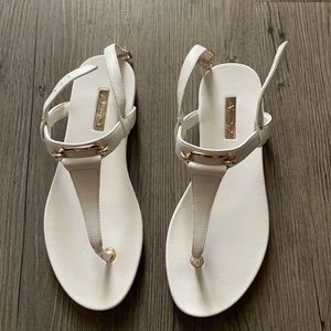 Women’s  cream sandals size 6.5
